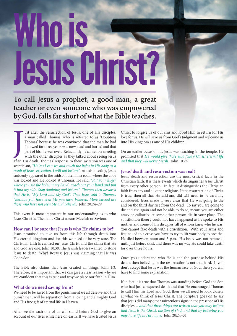 Who is Jesus Christ?